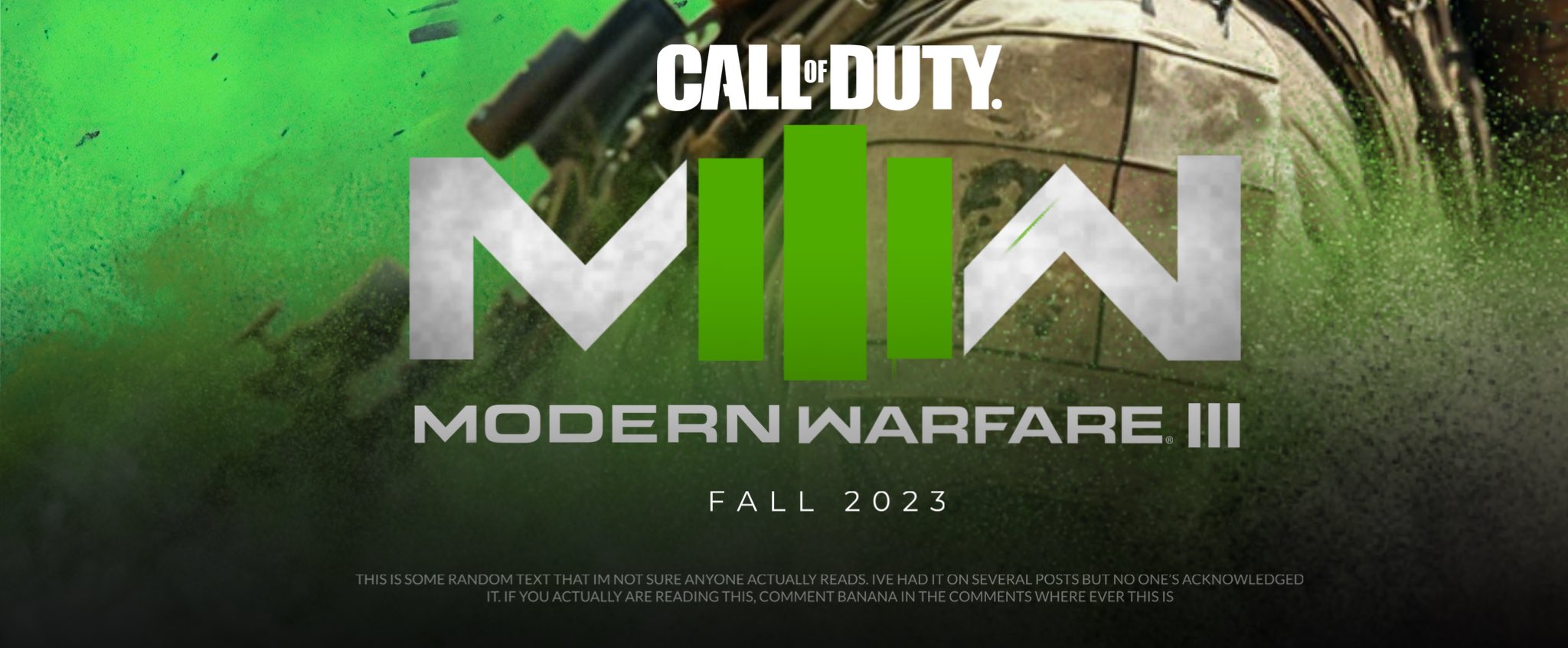 《使命召唤20：现代战争3》Logo泄露 今年秋季发售